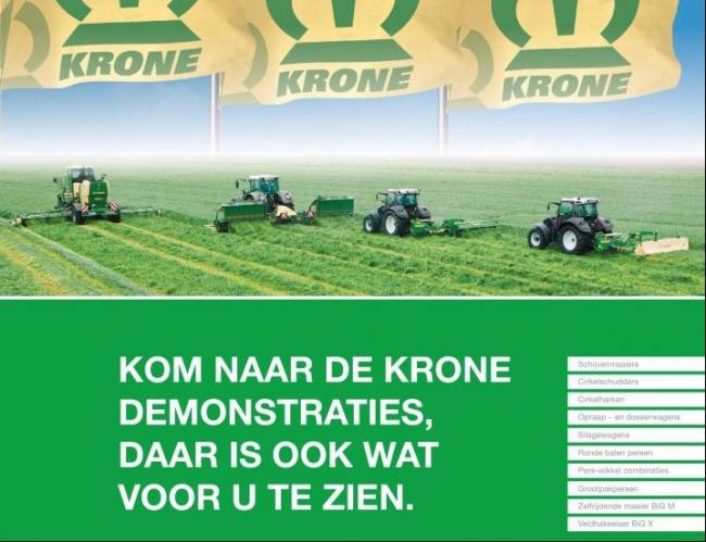 Krone voederwinningdemonstratie