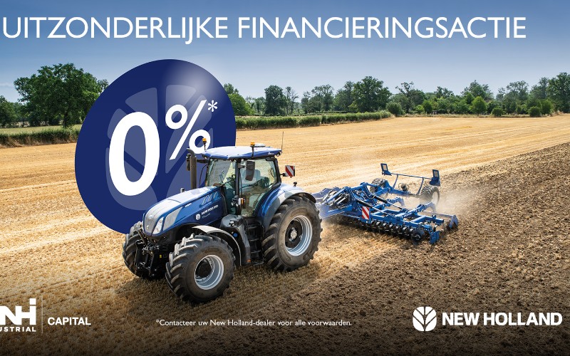 0%! rente op een groot aantal New Holland trekkers!!