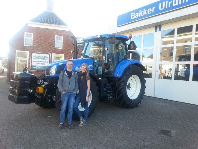 New Holland T6.155 EC de Haan 