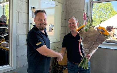 Ferry Oostema 25 jaar in dienst!!